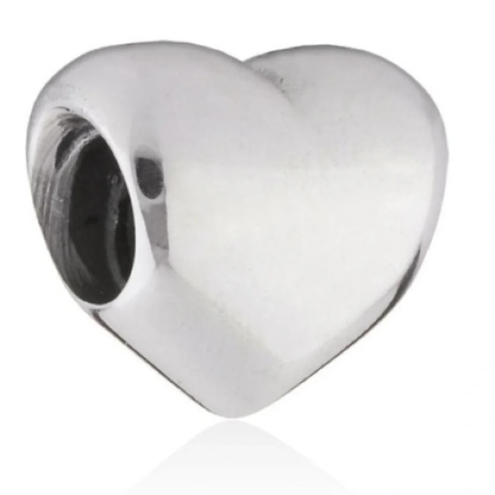 💕 Pandora Retired Heart Love 925 Sterling Silver Bracelet Bead Charm Authentic - Picture 2 of 5
